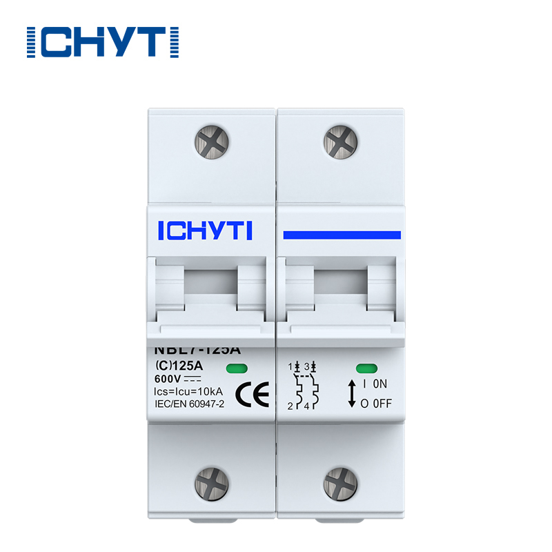 गैर ध्रुवीयता 125ए डीसी एमसीबी